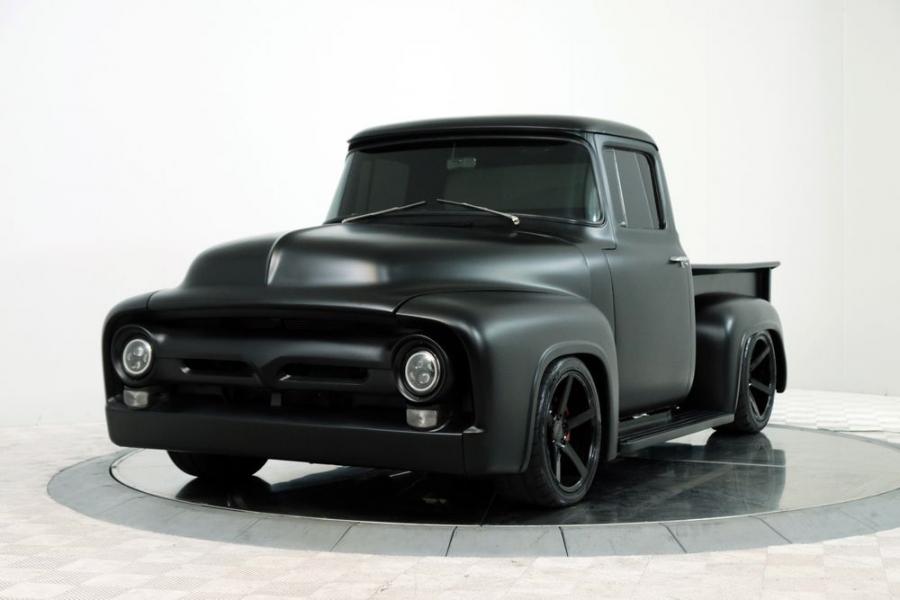  Ford F-100 Custom Pickup (Satin Black) 1956 года  (фото 1 из 5)